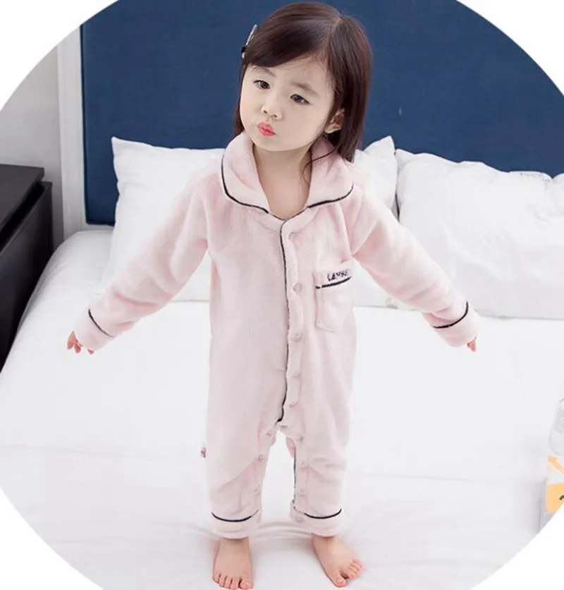COOTELILI Kid Baby Rompers Newborn Clothing Fleece Long Sleeve Jumpsuits Boys Girls Outerwear Costume Baby Gift Children Clothes (12)