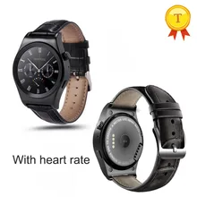 Лидер продаж в российский круглый HD полный круг Дисплей Bluetooth 4.0 Смарт часы с сна Мониторы ing пульсометр