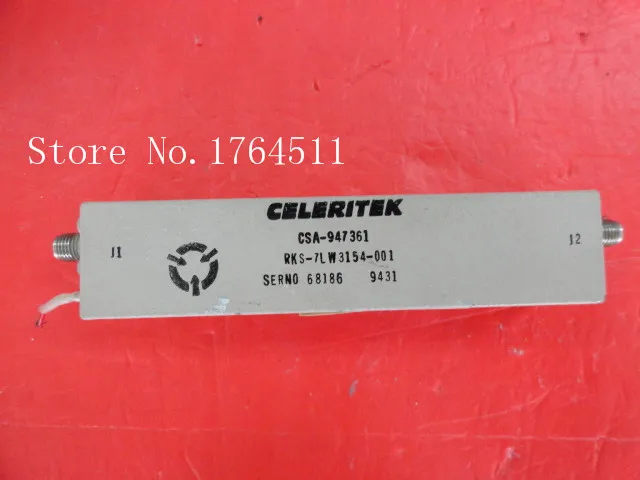 

[BELLA] CELERITEK CSA-947361 5.5-10GHz G:36dB 15V supply amplifier SMA