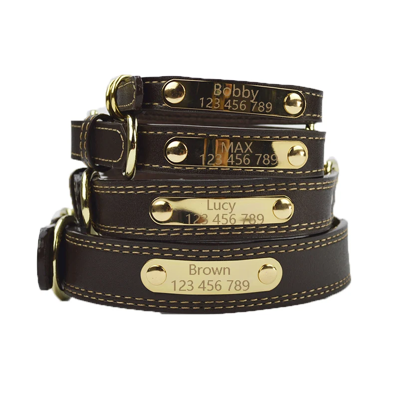 Dog Collar Personalized Nylon Pet Dog Tag Collar Custom Puppy Cat