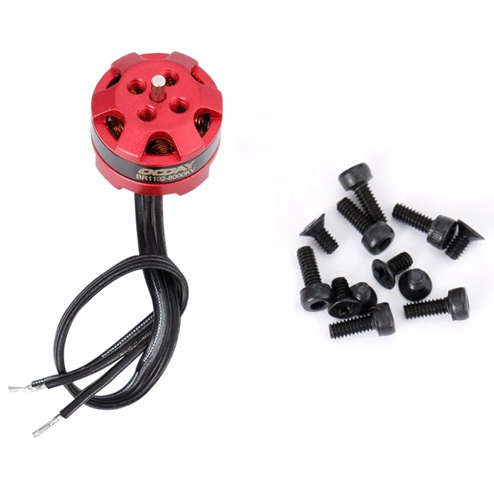 Бесщеточный двигатель OCDAY RC 4 шт. 1102 BR1102 8000KV 1 3S для 50 90 мм микро FPV Racing Drone
