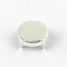 300 шт. круглая 23X23 мм трикотажная Кнопка Коготь Кабошон Установка#20389