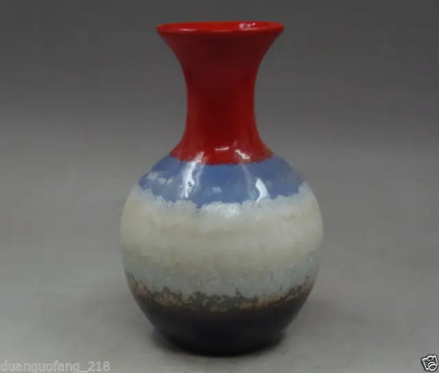 Best Price Decorations old collectibles Rare Chinese Porcelain kiln change glaze Vase