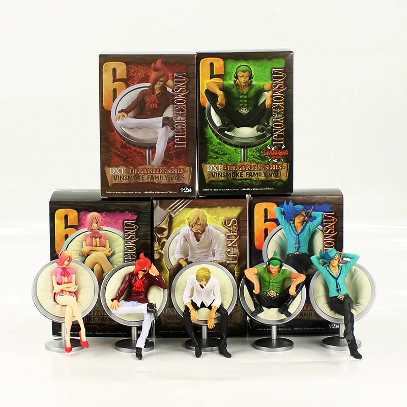 14cm One Piece DXF The Grandline Men Vinsmoke Family Niji Vol.5 Figure