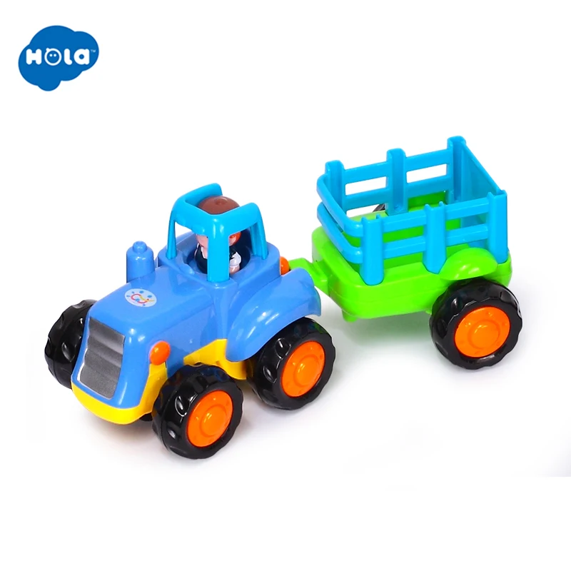 Koop Hola 326A + 326B Cartoon Kind Bulldozers Machine Speelgoed Auto Model Kinderspeelgoed Educatief Speelgoed Creatieve Techniek Voertuigen