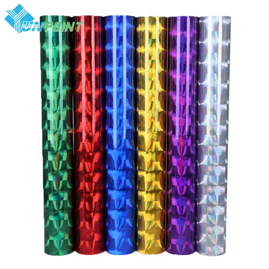 YUNPOINT Laser Aluminum Foil Diy Decorative Film Glitter Self-Adhesive Wallpaper Entertainment Furniture Gift Box Wall Stickers