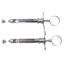 1,8 мл Нержавеющая сталь стоматологический шприц для отсасывания стоматологическое лабораторное equipmentwith с головой кольцевой зажим