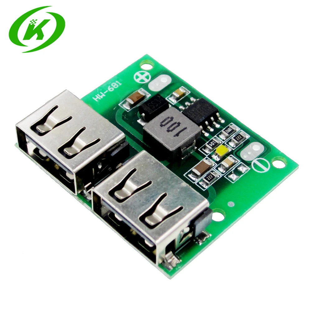 9 В 12 В 24 В до 5 В DC-DC Шаг вниз Зарядное устройство Мощность модуль Dual USB Выход Buck Напряжение доска 3A автомобиля обязанности зарядки Регулятор