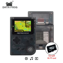 Data Frog Retro Game Console 32 Bit Portable Mini Handheld Game Players Built-in 940 For GBA Classic Games Best Gift For Kids