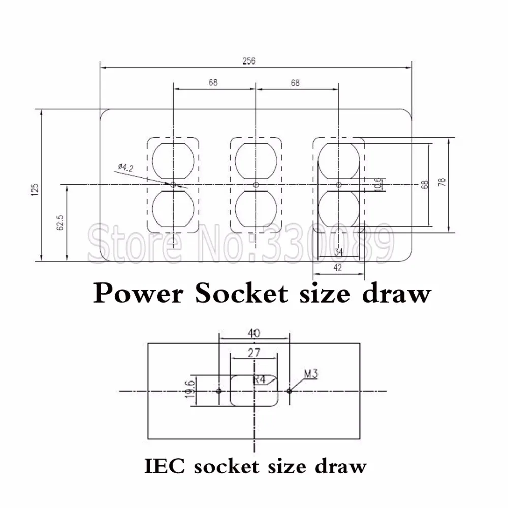 IEC AC socket Model