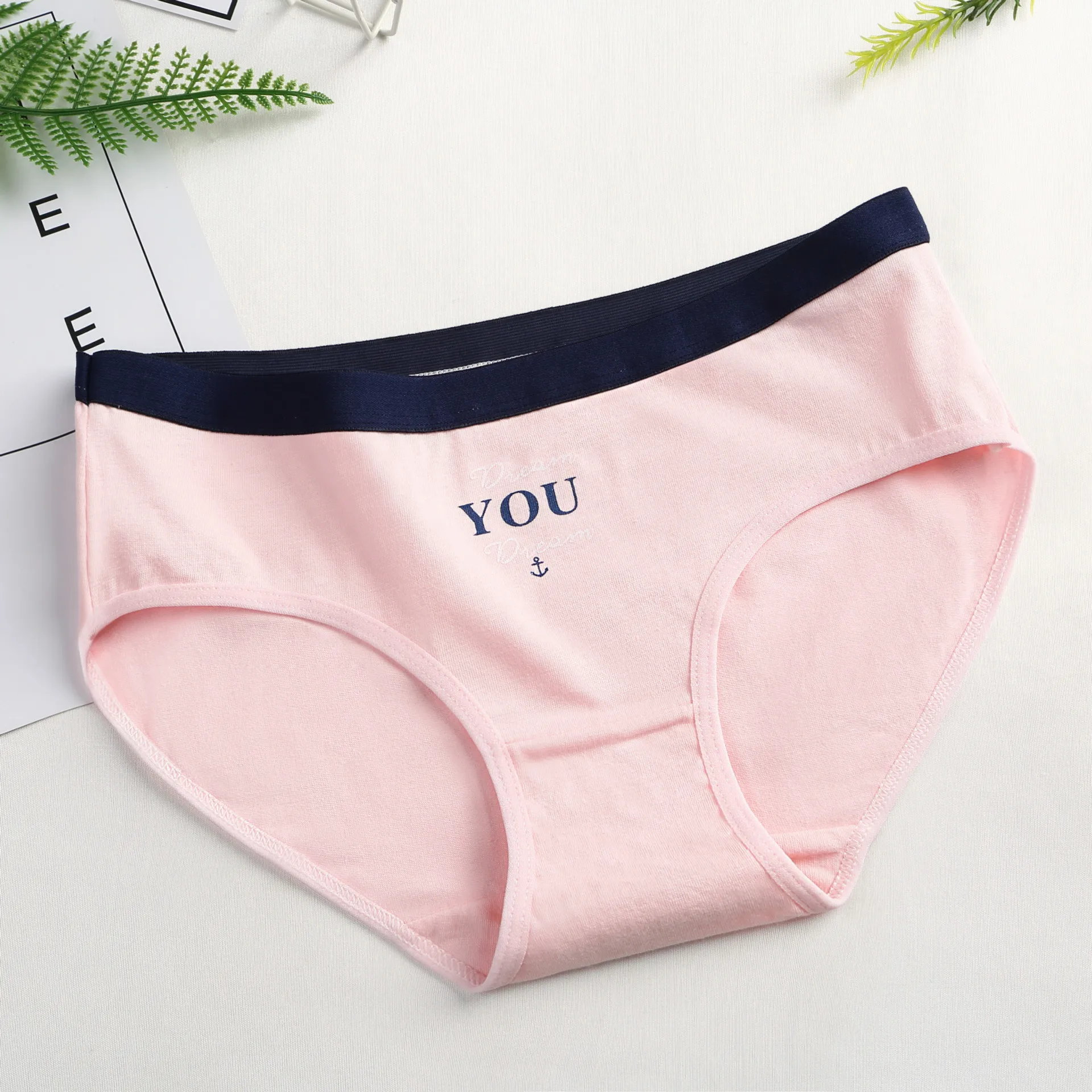 Хлопковое нижнее белье женские трусики сексуальные танга ropa interior femenina розовое