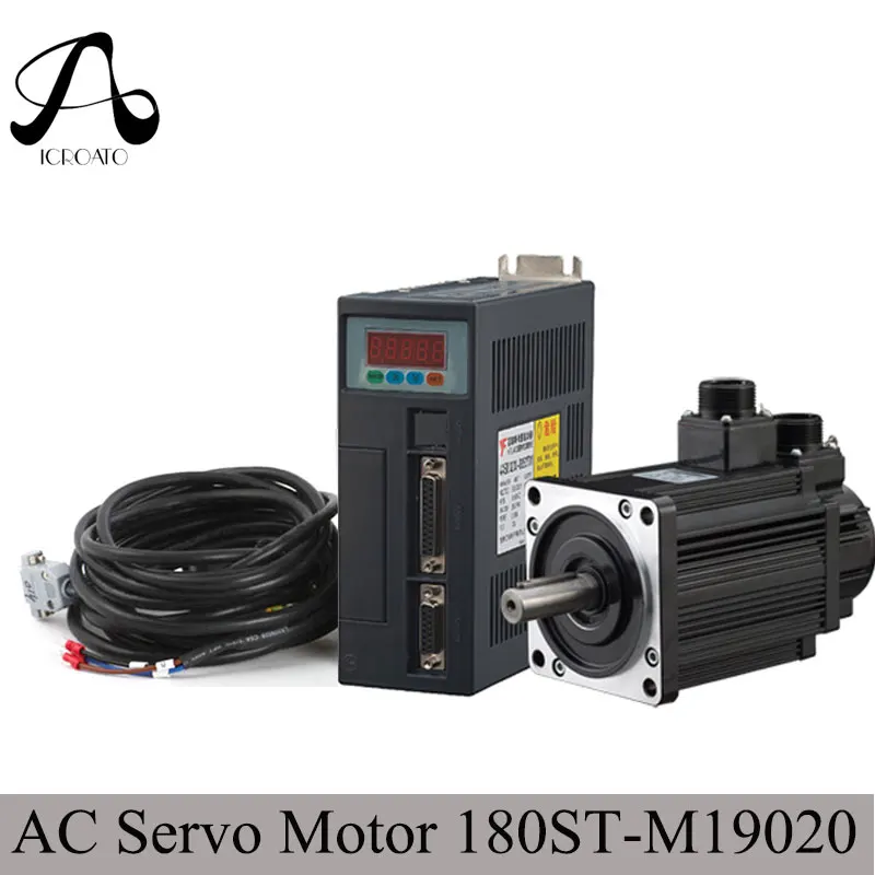 Free Shipping 4KW 2000RPM servo motor kits 180ST M19020 ac servo motor 19N.M 380V servo motor ac servo drive and motor Free Shipping 4KW 2000RPM servo motor kits 180ST M19020 ac servo motor 19N.M 380V servo motor ac servo drive and motor