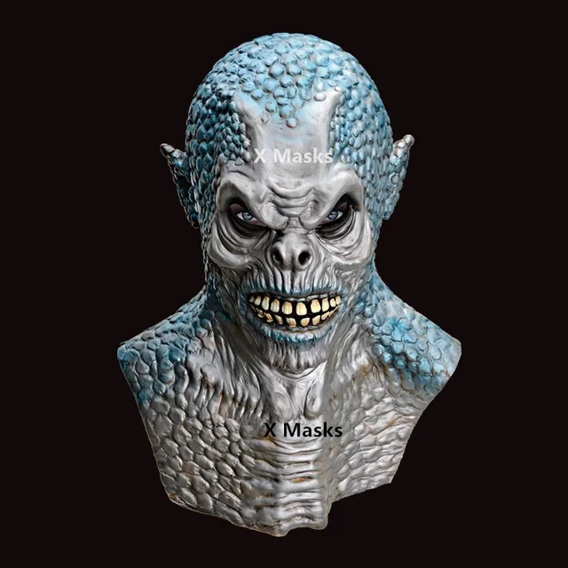 Special Price Lizard Masks Snake Skull Halloween Monster Scary Latex Devil mask masquerade party silicone Horror Zombie Terror Parasitic