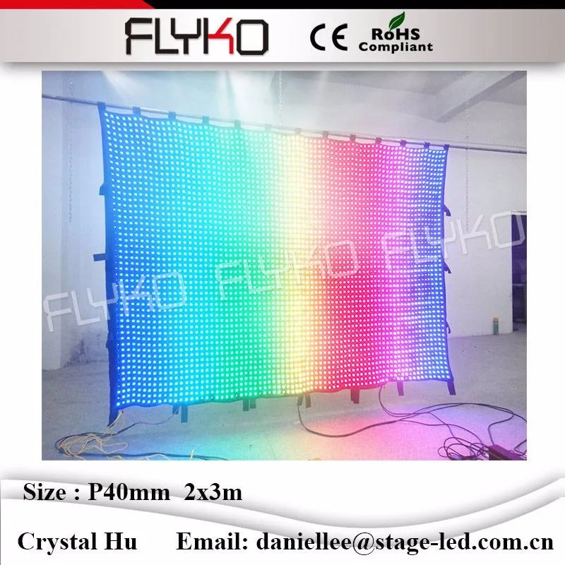 LED video curtain689