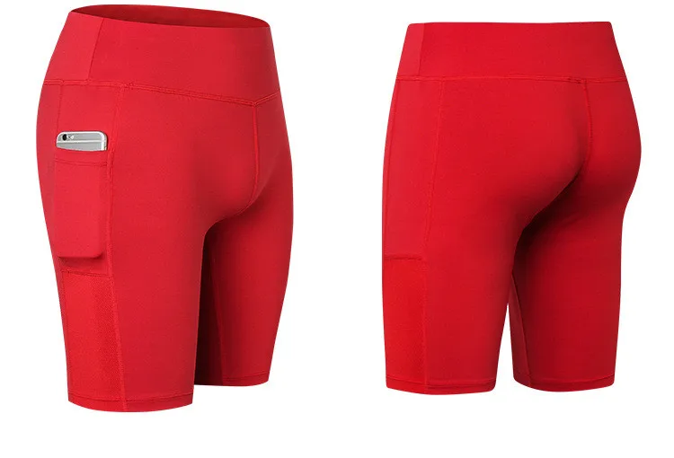 2046 женские спортивные штаны для бега в тренажерном зале, сексуальные штаны с пуш-ап эффектом, женские тянущиеся тренировочные обтягивающие шорты с высокой талией, женские шорты с боковыми карманами
