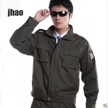 

Wholesale Military Eagle style 101 airborne division sets usa army fatigue dress jacket and pant army suit