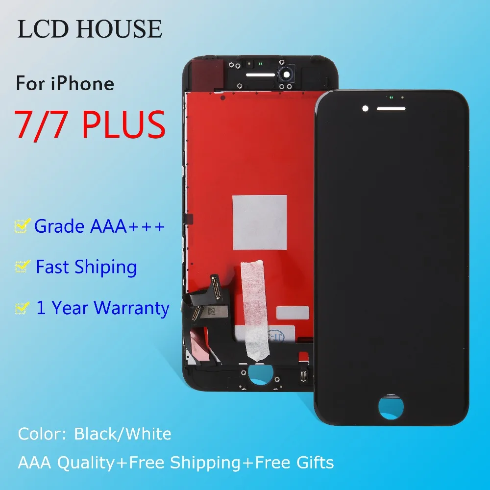 

2018 100% AAA 3D Touch LCD Screen For iPhone 7 7Plus LCD Display Digitizer Touch Module Replacement Screen LCDS for iPhone 5S