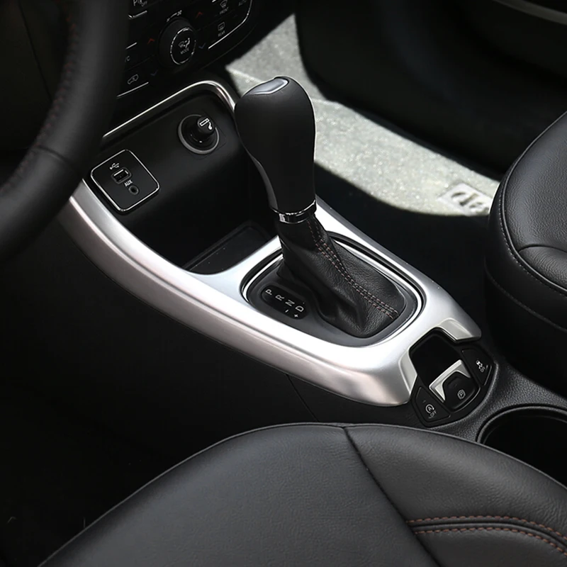 АБС пластик матовый для Jeep Compass 2017 2018 ручка переключения рулевого механизма