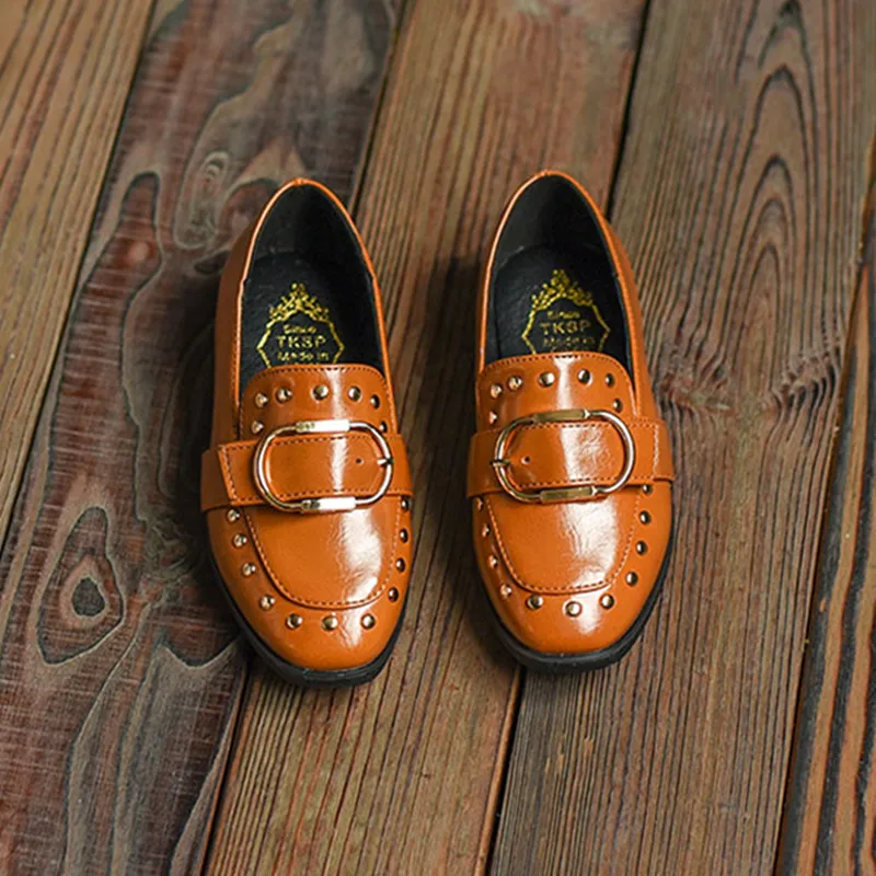 WENDYWU 2017 spring autumn baby boy brand black moccasin children flat pu leather toddler fashion studed shoe girl brown fashion baby flats tassel soft sole cow leather shoes infant boy girl flats toddler moccasin 17mar20