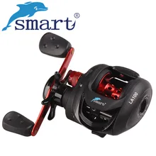 Умная Рыболовная катушка baitcasing 5+ 1BB/6,2: 1 правая/левая рука 218 г круглая спираль Molinete Carretilha Carretes De Pesca Wheel