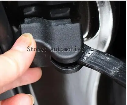 

4 pcs The Door Stop Waterproof Rust Protection Cover Sticker Case For Renault Captur 2014 2015 2016