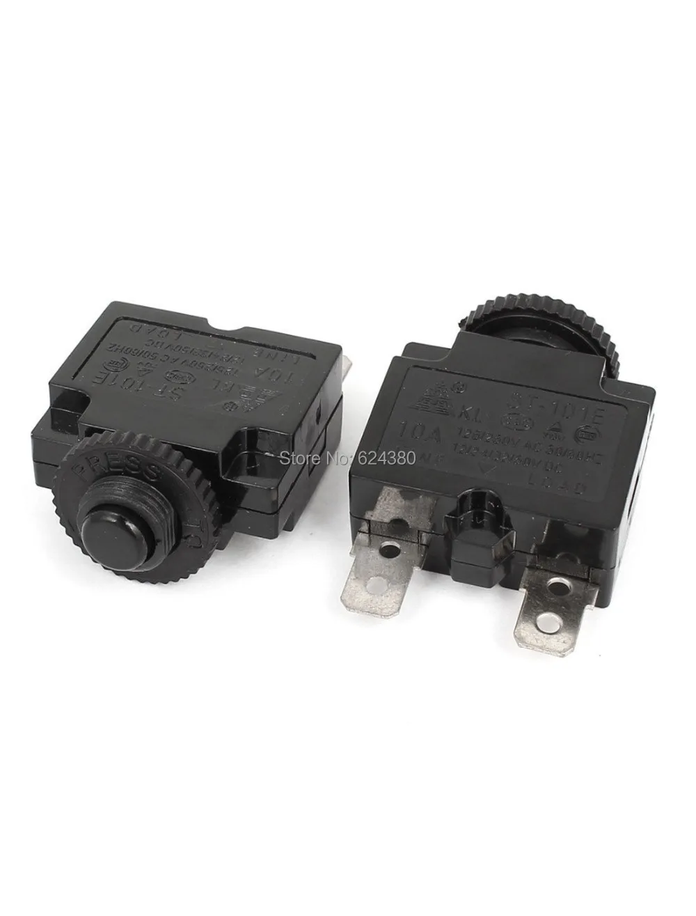 AC 125V 250V 10A Air Compressor Circuit Breaker Overload Protector