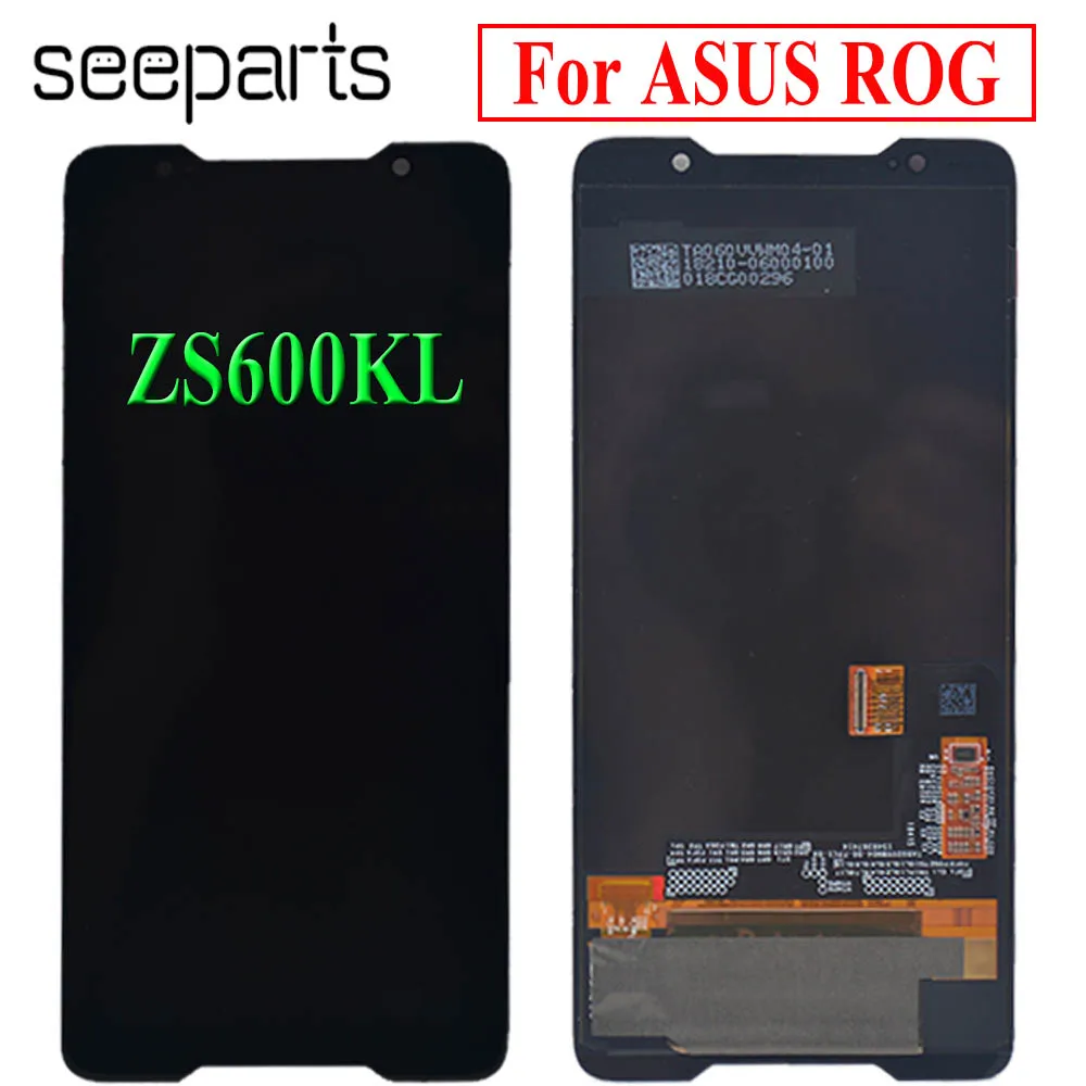 ЖК дисплей и сенсорный датчик в сборе для ASUS ROG Phone ZS600KL 6 0 дюйма|Экраны мобильных