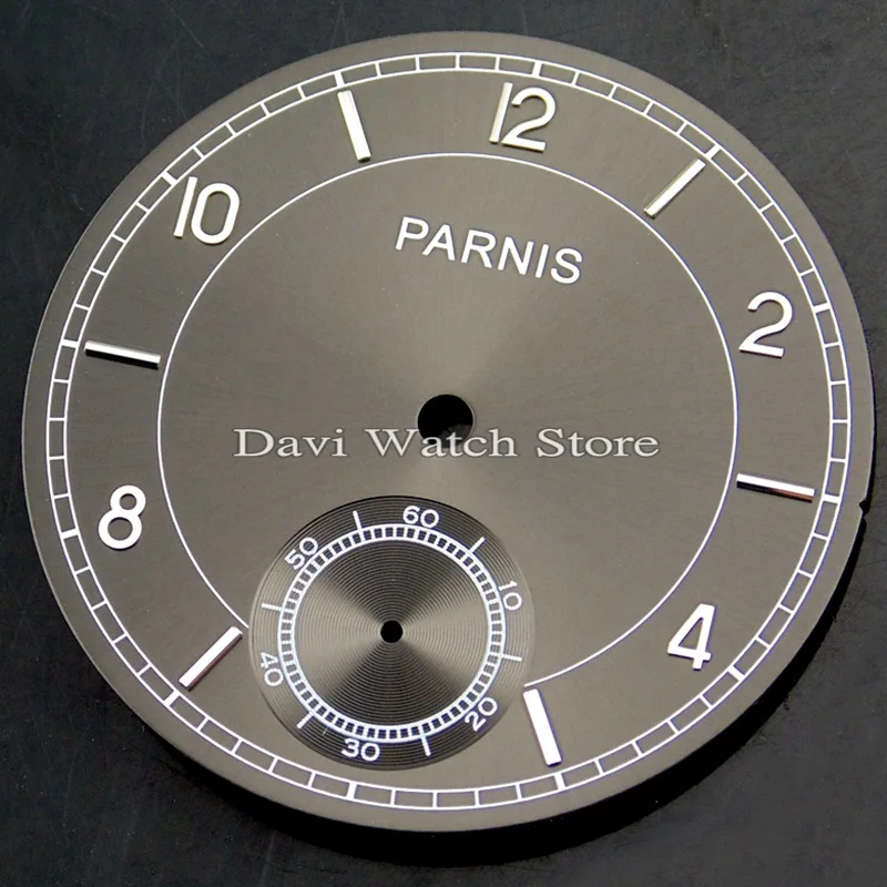 Часы Parnis 38 9 мм с черным циферблатом подходят для eta 6498 часы чашкой st36 | Наручные