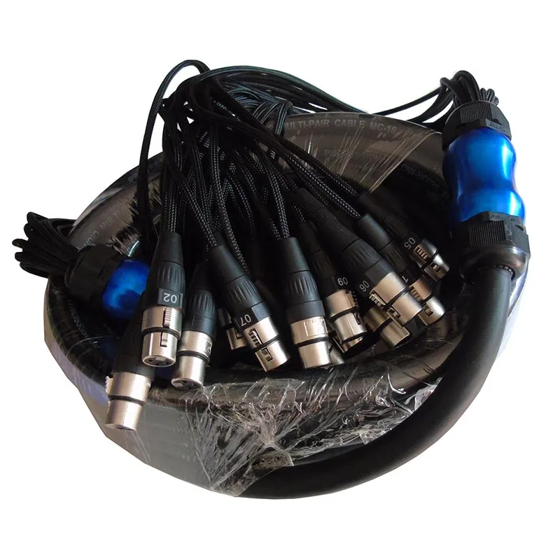 High quality Pro Audio Mixer cable 16 channel Snake Cable with Lightning protection wiring