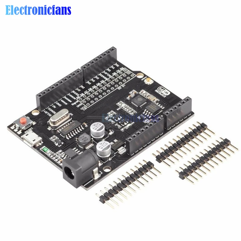 

WeMos D1 R2 CH340 CH340G WiFi Wireless Module 4MB Flash Internet of Things development board Based ESP8266 for Arduino UNO R3