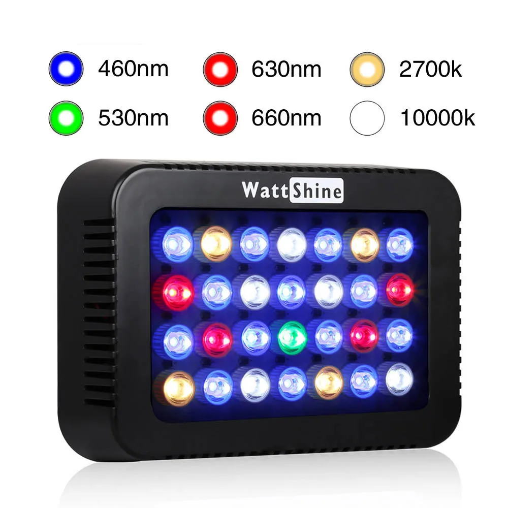 Marine aquarium coral Led aquarium lighting fixtures Dimmable lamp Fish aquatic tank Lamp dimmer control Aquatic plant pots (69)