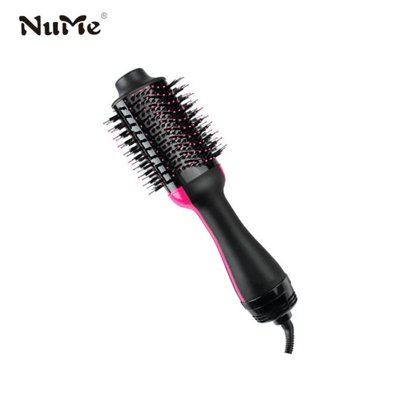 Ceramic Electric Hair Brush 360 Degree Hair Straightener Straightening