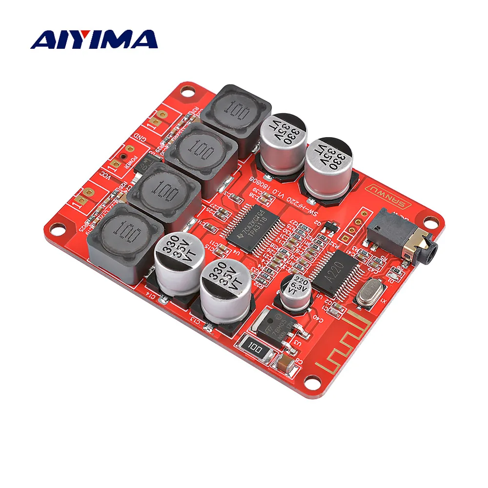 

AIYIMA TPA3118 Bluetooth Amplifier Board Amplificador 30W*2 Stereo Bluetooth 5.0 Receiver Speaker Digital Power Amplifier DIY