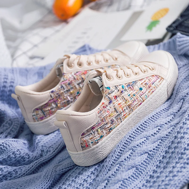

Fashion canvas shoes student Korean version of the wild flat single shoes 2019 new comfortable casual womens shoes