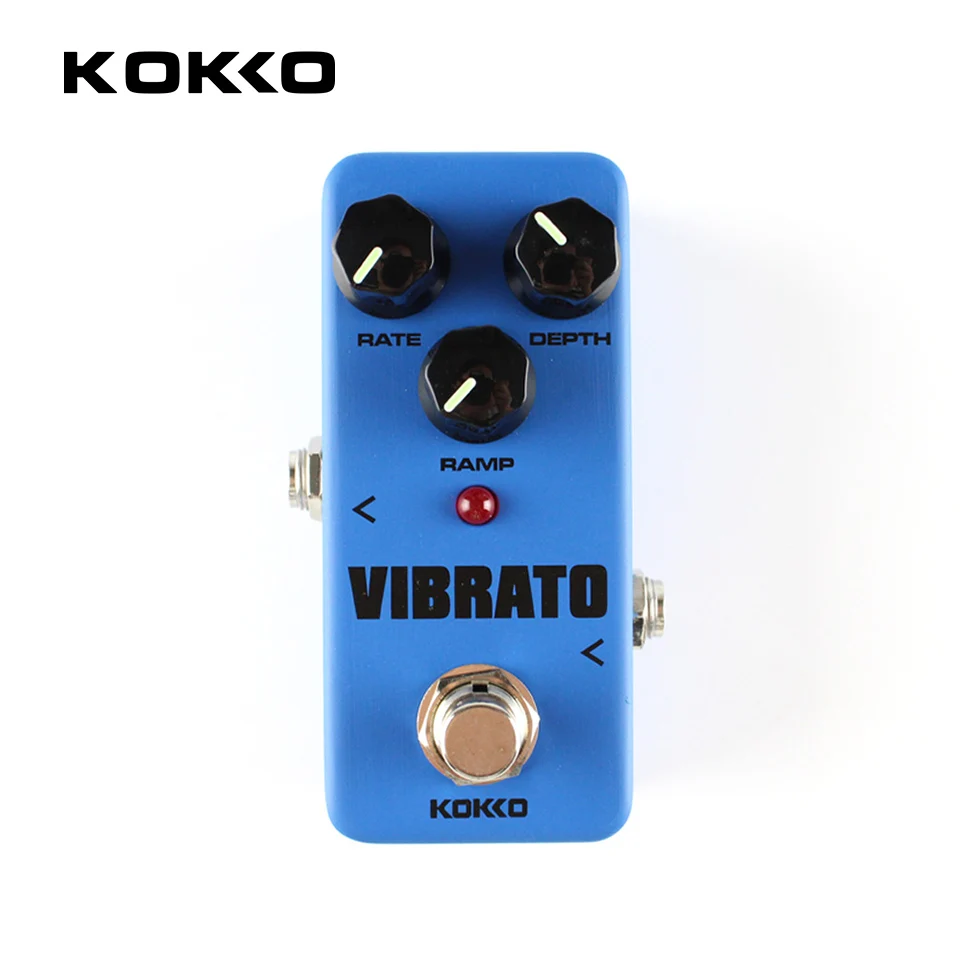 KOKKO FVB2 Mini Vibrato Effects Electric Bass Guitar Pedal For Guitarra