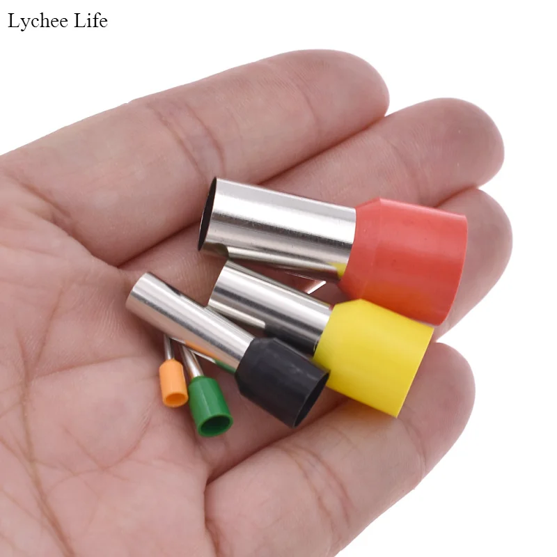 Lychee Life 40pcs/set Clay Mini Round Cutting Mould Stainless Steel Environment Clay Cut Molds Pottery Ceramics Tools