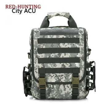 

Outdoor Hiking Multifunction Military Tactical Waterproof Molle Briefcase Purse Molle Bag Gear Laptop Case Bag in 14"(inch)