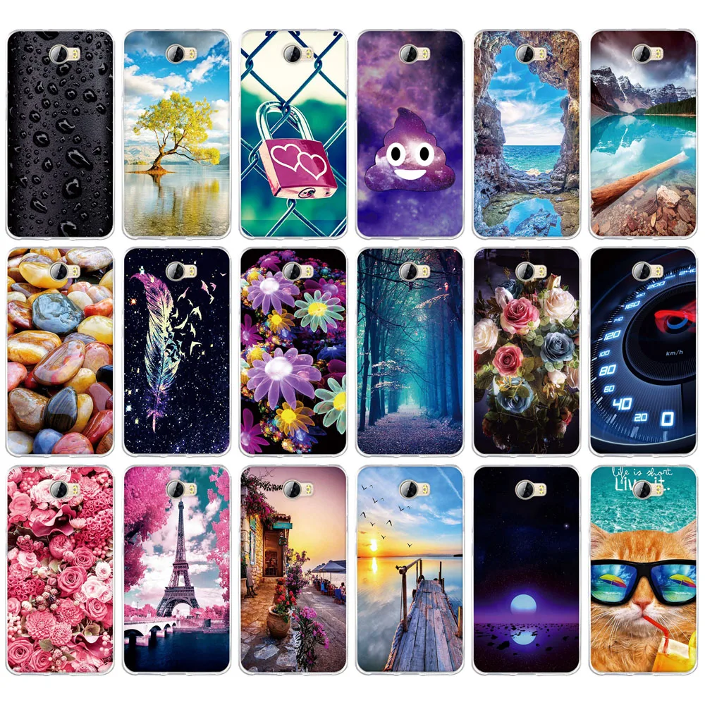 

Soft Silicone TPU Case For Huawei Y5 II 2 Y5II ii / Y6 2 Compact CUN-U29 Cover For Huawei honor 5A LYO-L21 Y5 2 Y5 II Print Case