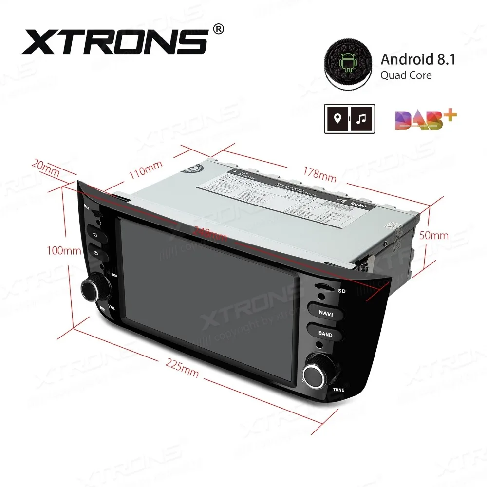 Sale 6.2" Android 8.1 OS Car Multimedia GPS Radio for Fiat Grande Punto 2012-2016 Linea 2012-2016 with Split Screen Function Support 2
