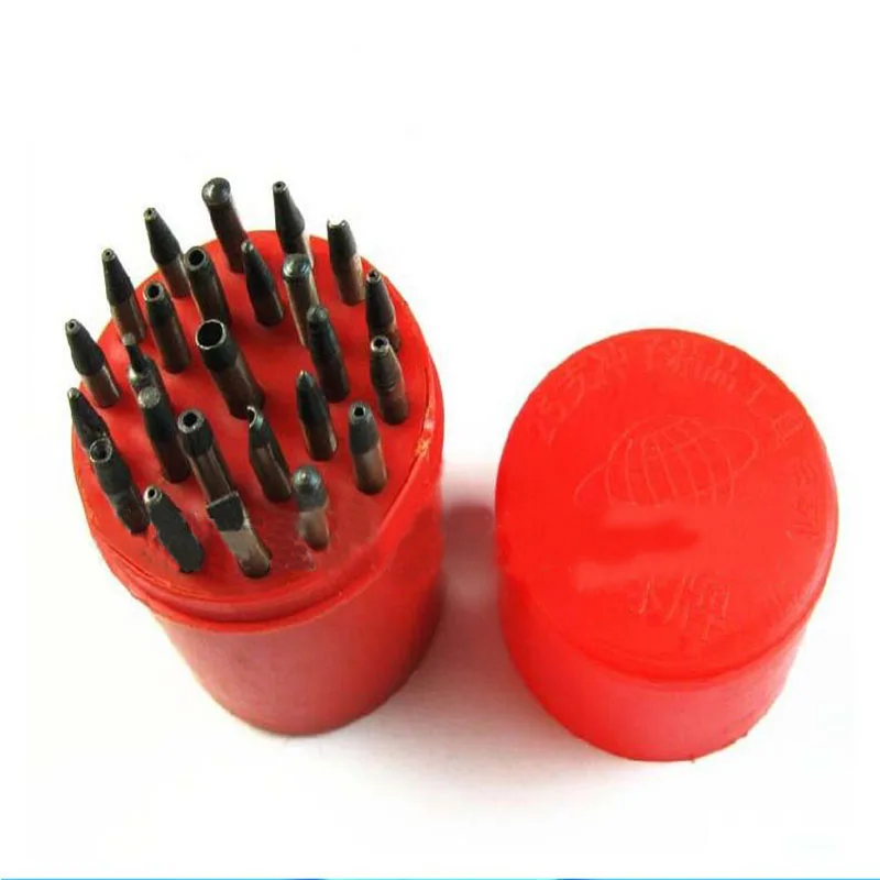 

# 25pcs/set Watch Leather Band Transfer Punch Tools Kit,Punching Tools Kit For watchmakes
