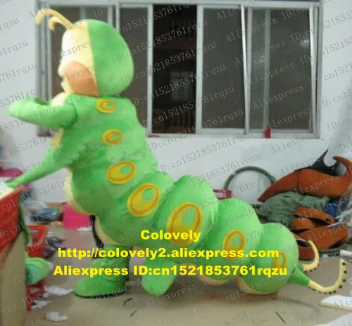 Carpenterworm Caterpillar Bean Worm черепаха маскоты костюм для взрослых, Герой мультфильма укупорки церемония педагогическая выставка zz6875