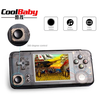 

2019 Upgraded Retro Game Console 64bit 3.0inch 16GB Portable Mini Handheld Game Player Built-in 3000 Games 360 Degree controller