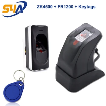 

ZK4500 USB Fingerprint Sensor + FR1200 RS485 Waterproof Fingerprint Reader + IC Keyfobs
