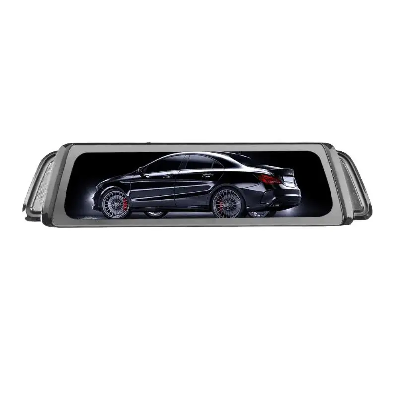 Phisung K900 9,35 Дюймов ips Автомобильный видеорегистратор 1080p+ 720p двойной объектив зеркало заднего вида DVR камера ночного видения видео рекордер - Название цвета: A