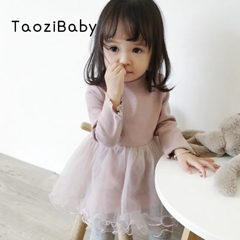 Girls' Dress Children's Long Sleeved dress 2018 Spring And Autumn New Princess Baby Girl Clothes | Детская одежда и обувь