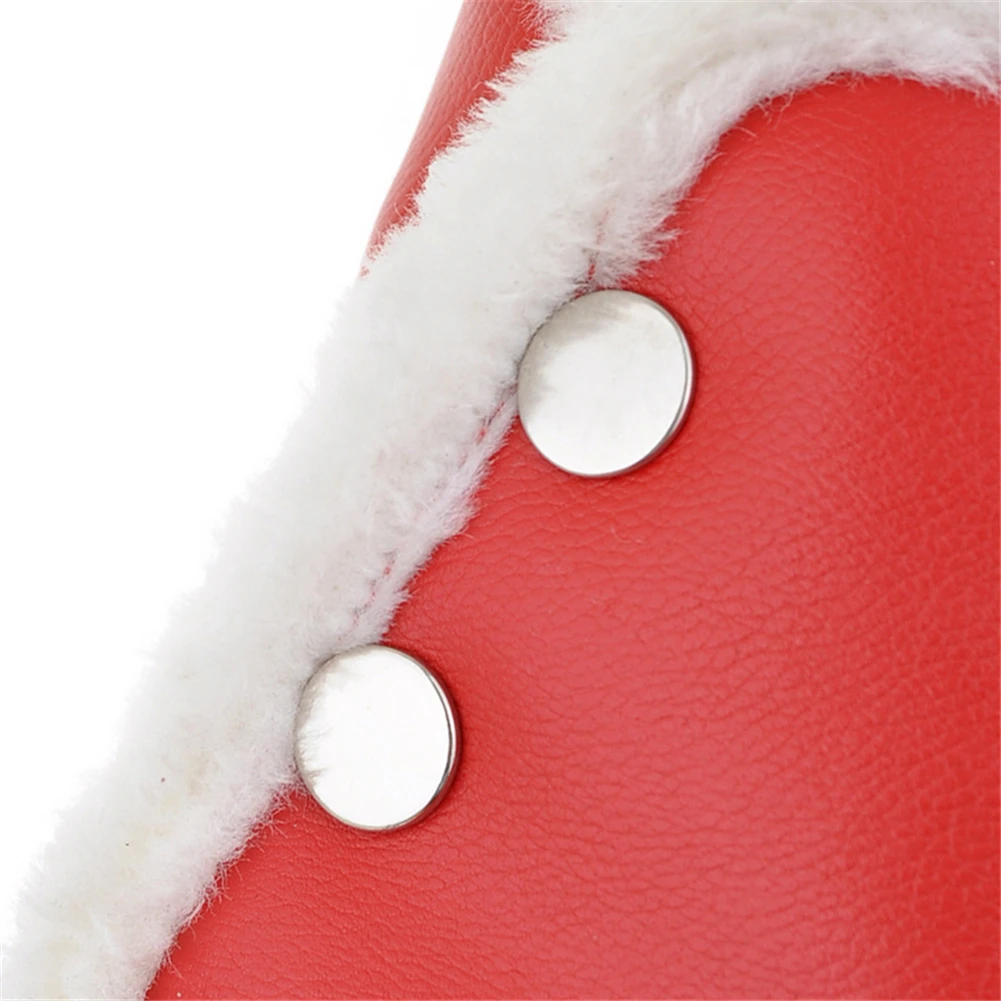 Hot Sale Large Size 34-42 Increasing Heels Mid Calf Boots Women Shoes Woman Slip On Add Fur Warm Winter Boots Woman