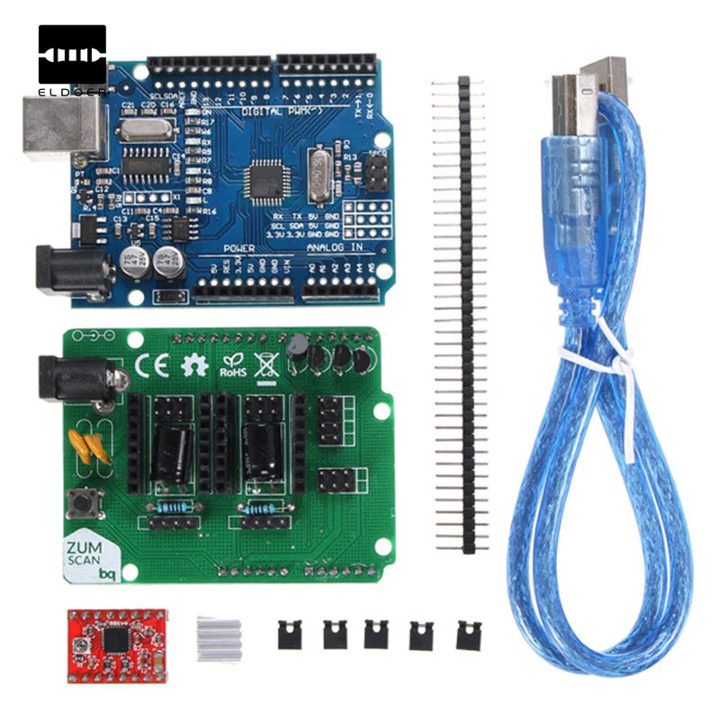  Scan Shield Expansion Open Source Kit Module For DIY Ciclop 3D Printer Scanner Durable Quality New Electric Unit Kit Modules 