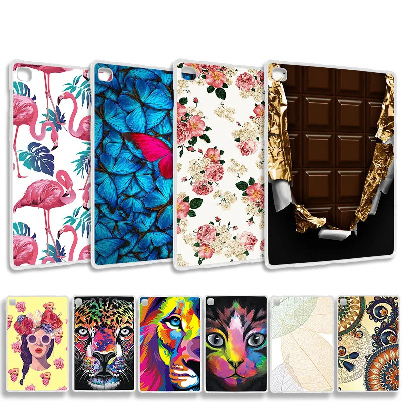 

Painted Tablet Soft Cover for Samsung Galaxy Tab s5e 10.5 2019 Case Silicone SM-T720 SM-T725 T720 T725 Coque Soft TPU Bags Shell