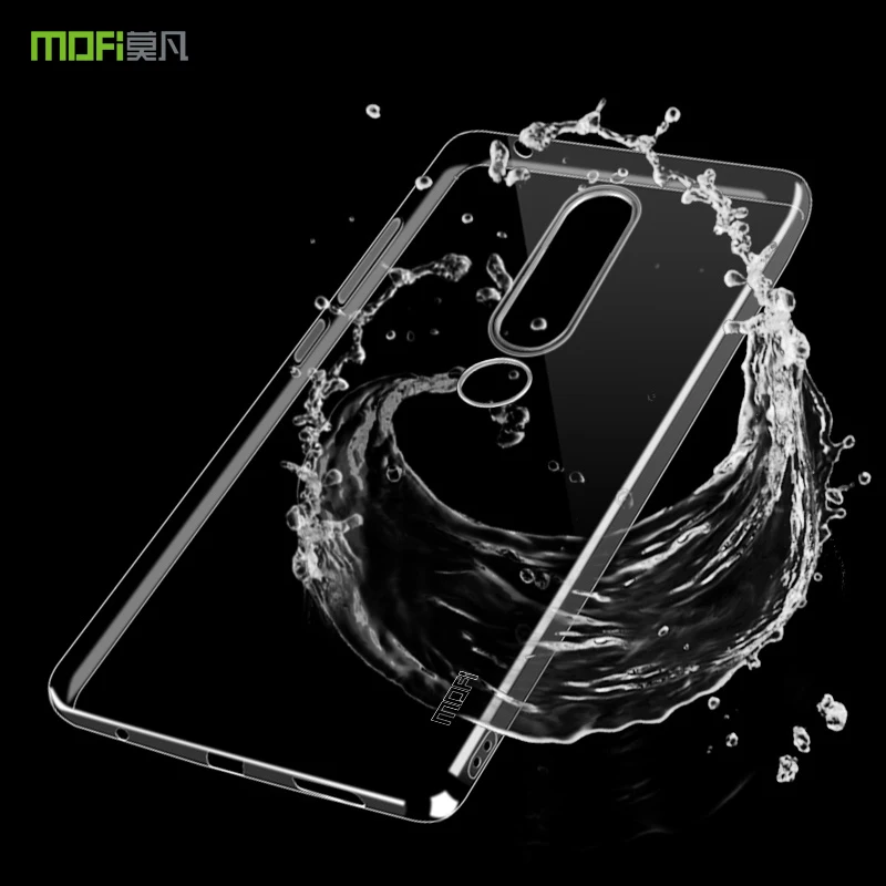 

For 2018 Nokia 6 Case Silicon Soft Back Cover MOFi Transparent TPU Cover Case For Nokia 6 2018 TA-1054 Cell Phone Cover