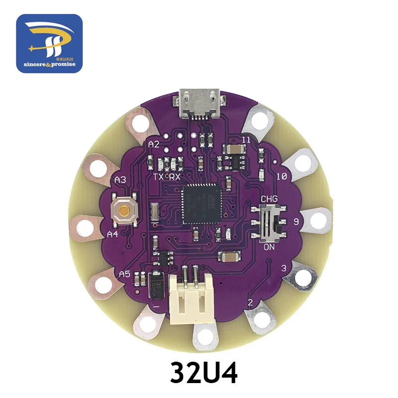 ATmega32U4 ATMEGA328P LilyPad 328 для Arduino DIY Kit Micro USB ATtiny85 LilyTiny основная плата зуммер WS2812 RGB CR2032 TEMT6000